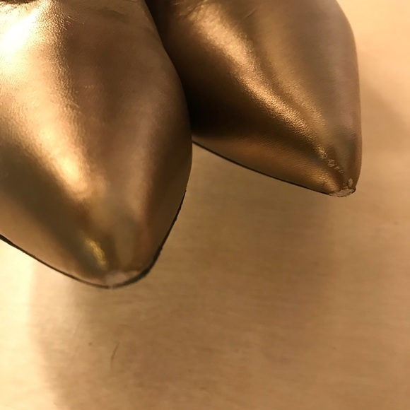 SAINT LAURENT GOLD BOOTIES - Picture 5 of 5